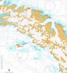 British Admiralty Nautical Chart 3595 South Georgia Central Sheet