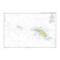 British Admiralty Nautical Chart 3596 Approaches to South Georgia