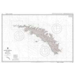 British Admiralty Nautical Chart 3597 South Georgia