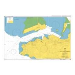 British Admiralty Nautical Chart 3660 Aden Inner Harbour