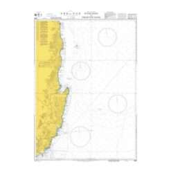 British Admiralty Nautical Chart 3666 Busan Hang to Jukbyeon Hang