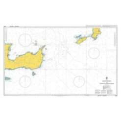 British Admiralty Nautical Chart 3679 Nisos Kriti to Nisos Karpathos
