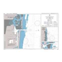 British Admiralty Nautical Chart 3684 Port of Palm Beach with Approaches and Port Everglades