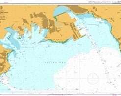 British Admiralty Nautical Chart 3694 Dalian Gang, Heshang Dao.