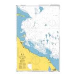 British Admiralty Nautical Chart 3719 Approaches to Port of Jubail (Al Jubayl)