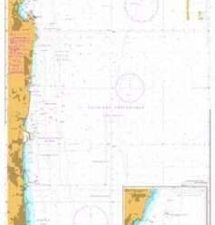 British Admiralty Nautical Chart 3723 Approaches to Khawr Fakkan and Fujairah (Fujayrah)