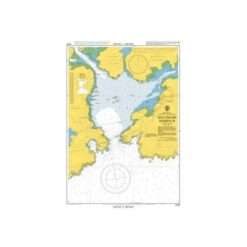 British Admiralty Nautical Chart 3725 Baltimore Harbour