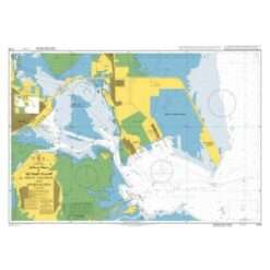 British Admiralty Nautical Chart 3736 Mina’ Salman and Approaches