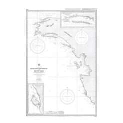 British Admiralty Nautical Chart 3742 Kaap Van Den Bosch to Patipi Baai