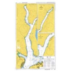 British Admiralty Nautical Chart 3746 Loch Long and Loch Goil