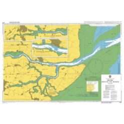 British Admiralty Nautical Chart 3750 Rivers Crouch and Roach