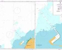 British Admiralty Nautical Chart 3752 Khalifa Port and Approaches