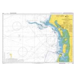 British Admiralty Nautical Chart 3766 Approaches to Esbjerg including Horns Rev