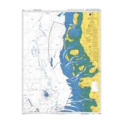 British Admiralty Nautical Chart 3767 Helgoland to Romo