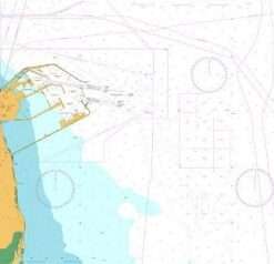 British Admiralty Nautical Chart 3772 Approaches to Ra’s Laffan