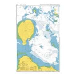 British Admiralty Nautical Chart 3780 Outer Approaches to Jabal az Zannah and Ar Ru’ays