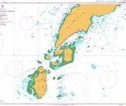 British Admiralty Nautical Chart 4463 North Balabac Strait