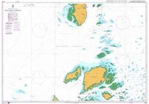 British Admiralty Nautical Chart 4464 Balabac Strait