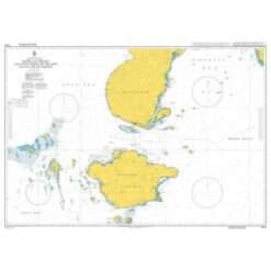 British Admiralty Nautical Chart 4470 Basilan Strait including Basilan Island and the Pilas Group