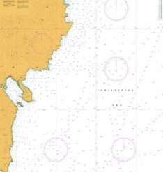 British Admiralty Nautical Chart 4495 Philippine Island, Mindanao – S.E. Coast