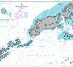 British Admiralty Nautical Chart 4969 Unimak and Akutan Passes and Approaches