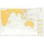 British Admiralty Routeing Chart 5126(1) Indian Ocean – January