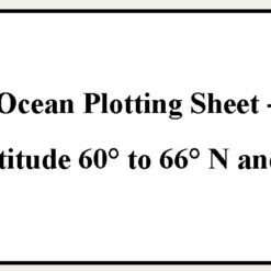 British Admiralty Nautical Chart 5335A Ocean Plotting Sheets Lat. 66° to 72° N. and S. (Mercator Projection)