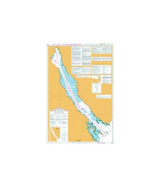 British Admiralty Nautical Chart 5501 Mariners' Routeing Guide - Gulf of Suez