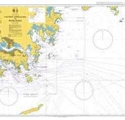 British Admiralty Nautical Chart 937 Eastern Approaches to Hong Kong