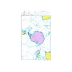 British Admiralty Nautical Chart 4009 A Planning Chart for the Antarctic Region