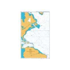British Admiralty Nautical Chart 4013 North Atlantic Ocean Western Part