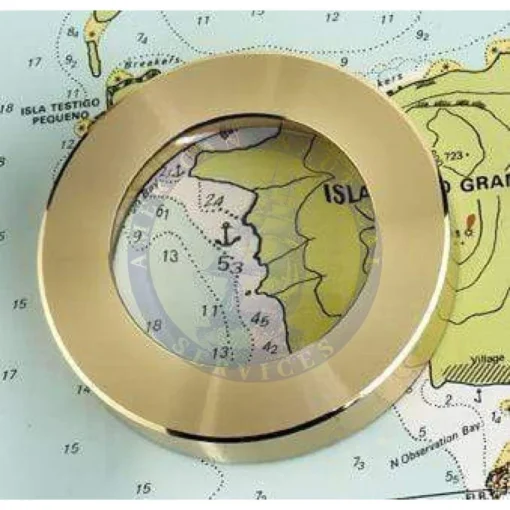 Brass Magnifier Chart Weight 412M