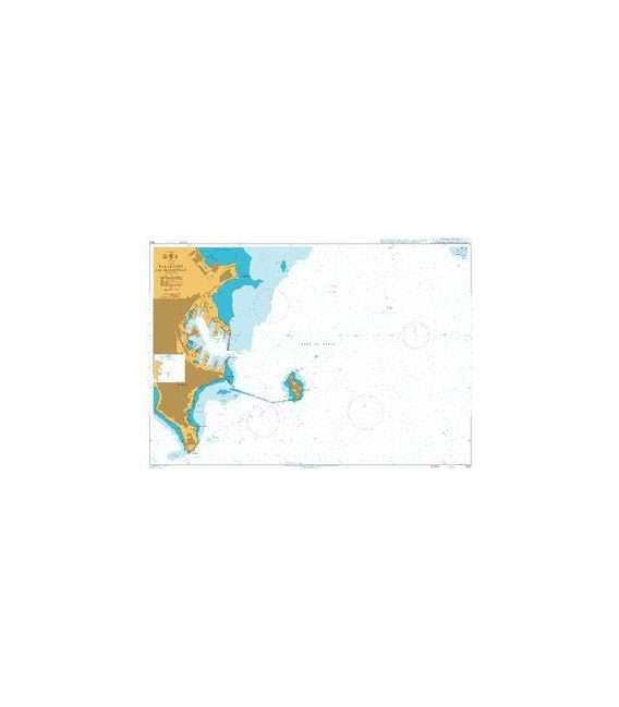 British Admiralty Nautical Chart 1001 Dakar Port and Roadstead