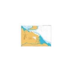 British Admiralty Nautical Chart 1045 Approaches to Trinidad and the Rio Orinoco