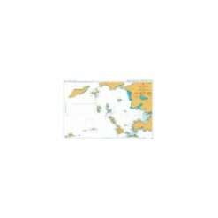 British Admiralty Nautical Chart 1056 Nisos Kalymnos to Nisos Ikaria including Gulluk Korfezi