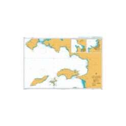 British Admiralty Nautical Chart 1057 Kusadasi Korfezi and Approaches