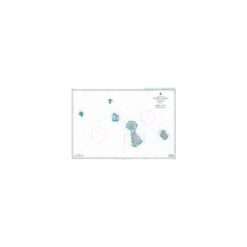 British Admiralty Nautical Chart 1060 Huahine to Maupiti