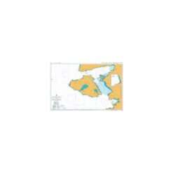 British Admiralty Nautical Chart 1061 Candarli Korfezi to Edremit Korfezi with Nisos Lesvos