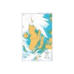 British Admiralty Nautical Chart 1075 Approaches to Myeik (Mergui) Harbour