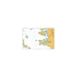 British Admiralty Nautical Chart 1087 Steno Kafirea to Edremit Korfezi