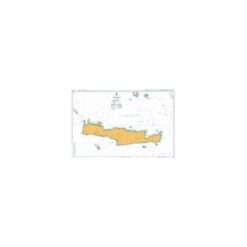 British Admiralty Nautical Chart 1091 Nisos Kriti