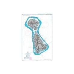 British Admiralty Nautical Chart 1103 Tahaa and Raiatea