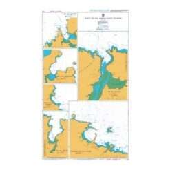 British Admiralty Nautical Chart 1122 Ports on the North Coast of Spain