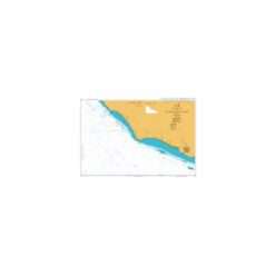 British Admiralty Nautical Chart 1141 Approaches to Pelabuhan Sungai Udang and Melaka