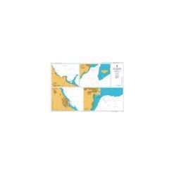 British Admiralty Nautical Chart 1162 Sfax and Sousse with Approaches