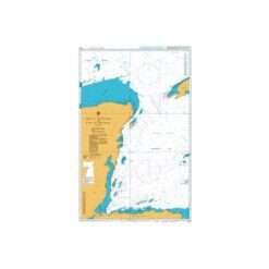 British Admiralty Nautical Chart 1220 Gulf of Honduras and Yucatan Channel