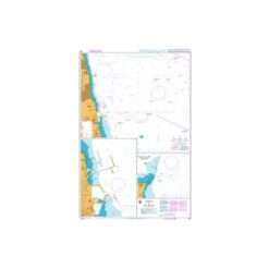 British Admiralty Nautical Chart 1223 Ports in Kuwait