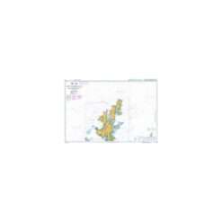 British Admiralty Nautical Chart 1233 Northern Approaches to the Shetland Islands