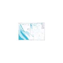 British Admiralty Nautical Chart 1268 Approaches to Khowr-e Musa
