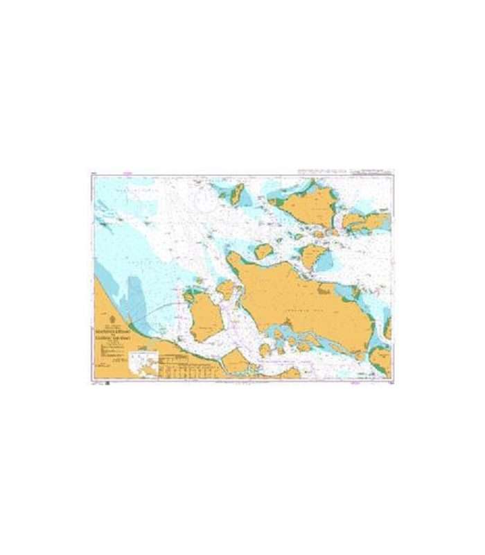British Admiralty Nautical Chart 1304 Huoshan Liedao to Luotou Shuidao